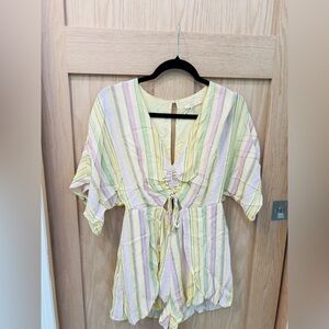 Le Lis Anthropologie Striped jumper